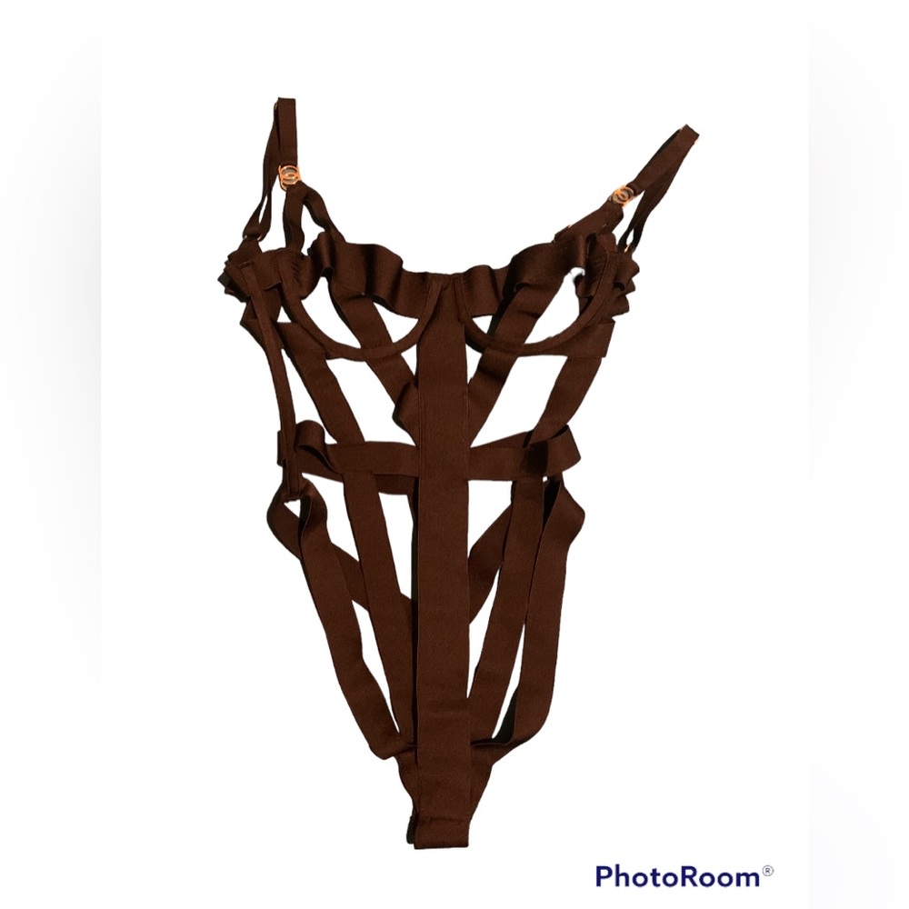 VS very sexy black corset bodysuit